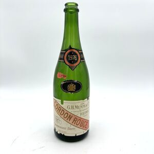 G.H. Mumm Cordon Rouge Champagne Bottle 1976 Reims France EMPTY